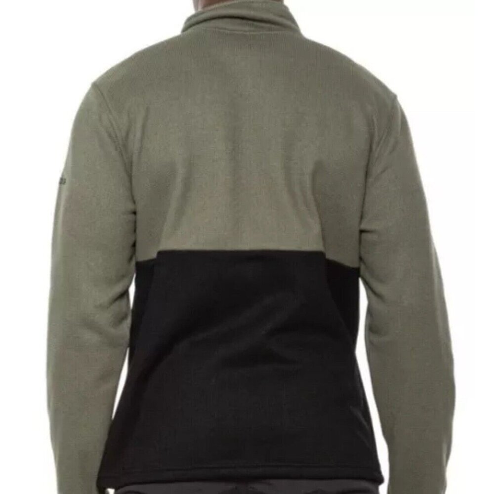 Spyder 1/2 Zip Sweatshirt Fleece Jacket Men’s Small Tea Leaf Green Black NWT - Picture 4 of 10